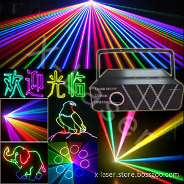 1W RGB Full Color Stage Laser Light (X-RGB1000)